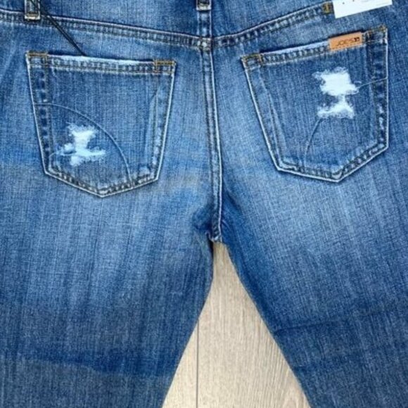 Revolve Joe's Jeans Jeans Straight leg Billie Slim Crop Distressed Denim Size 26 - Picture 12 of 15